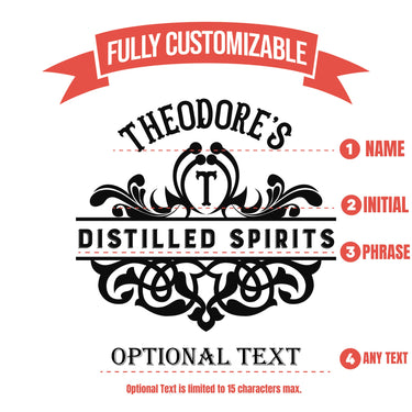 Personalized Whiskey Glass | Etched Whiskey Glass